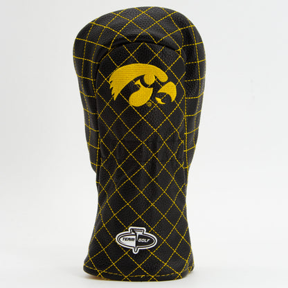 Iowa Hawkeyes Solid Quilted Fairway Headcover, back view