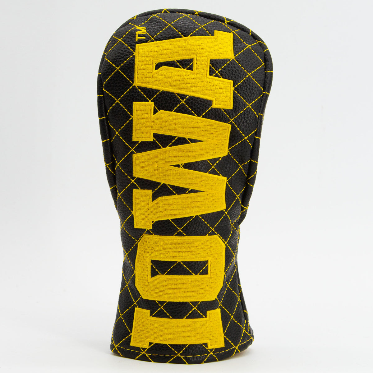 Iowa Hawkeyes Solid Quilted Fairway Headcover, front view