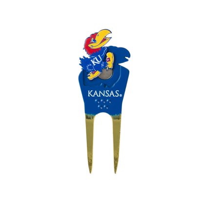 Kansas Jayhawks Custom Shaped Divot Tool - Image 3 - Club Rehab