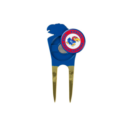 Kansas Jayhawks Custom Shaped Divot Tool - Image 4 - Club Rehab