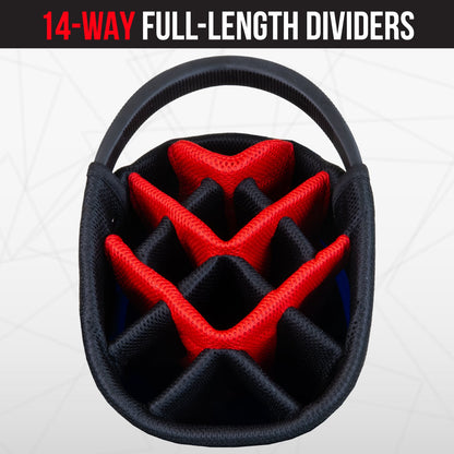Kansas Jayhawks Fairway Stand Bag - Image 6 - Club Rehab