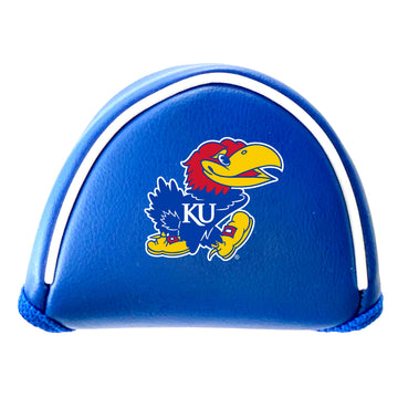 Kansas Jayhawks Vintage-Putter-Headcover mit farbigem Aufdruck