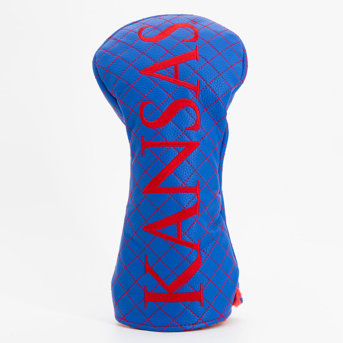 Kansas Jayhawks Solid Quilted Driver Headcover, front view