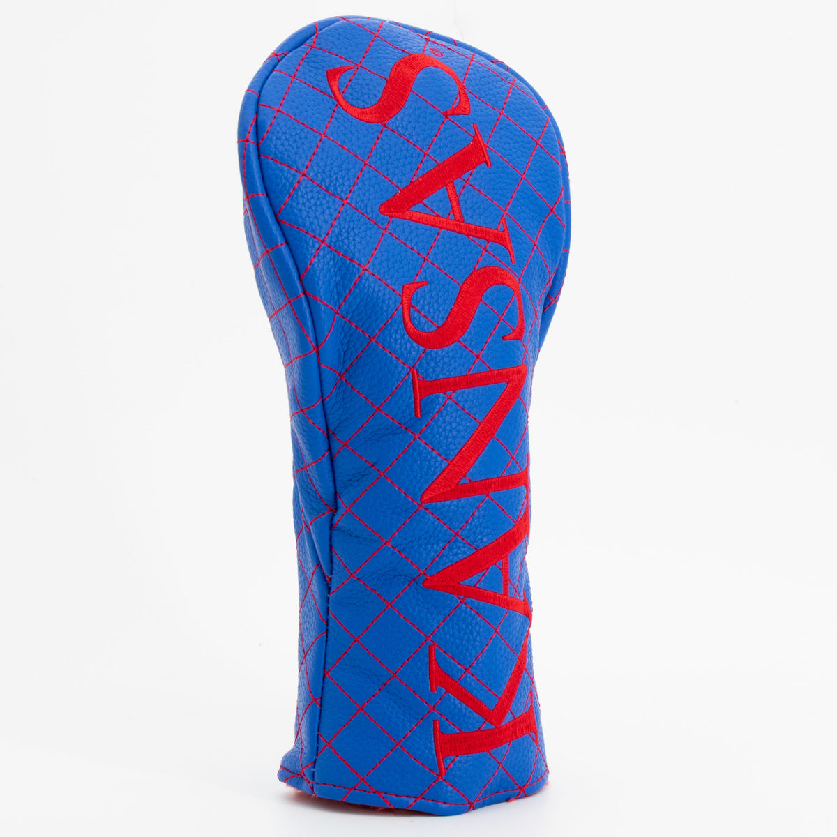 Kansas Jayhawks Solid Quilted Fairway Headcover, angled view