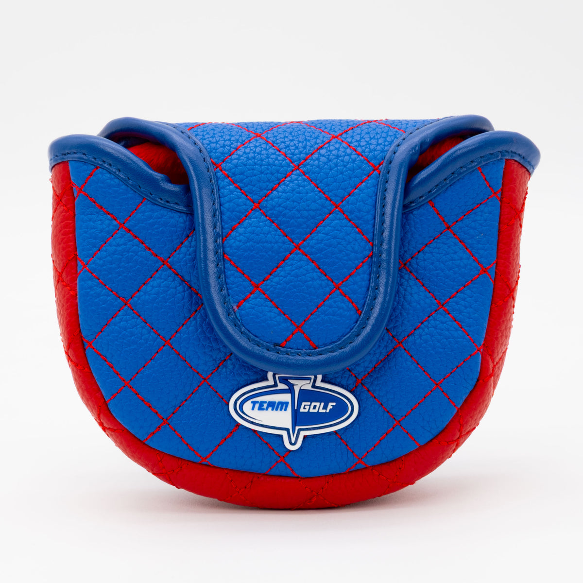 Kansas Jayhawks Solid Quilted Mallet Putter Cover, back view