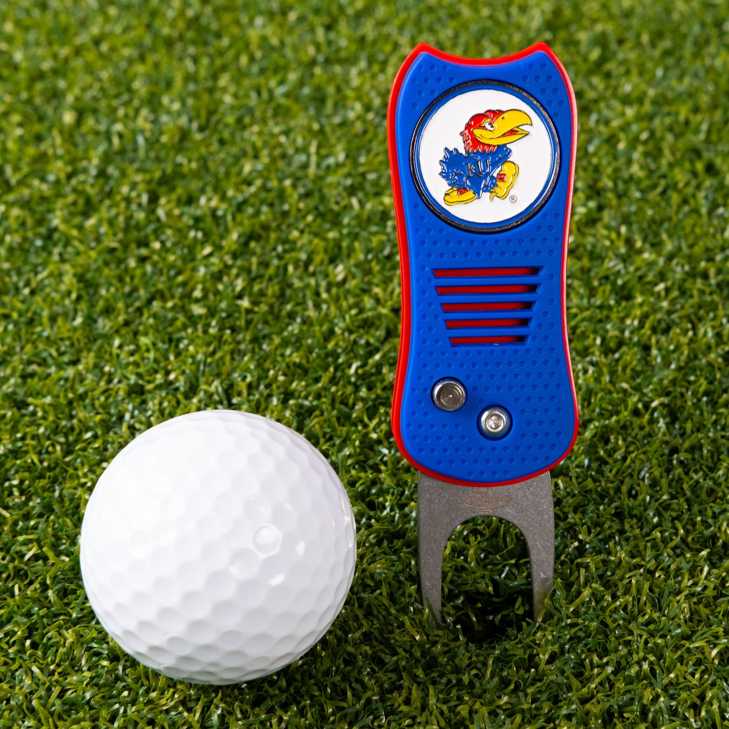 Kansas Jayhawks Switchblade Divot Tool - Image 2 - Club Rehab