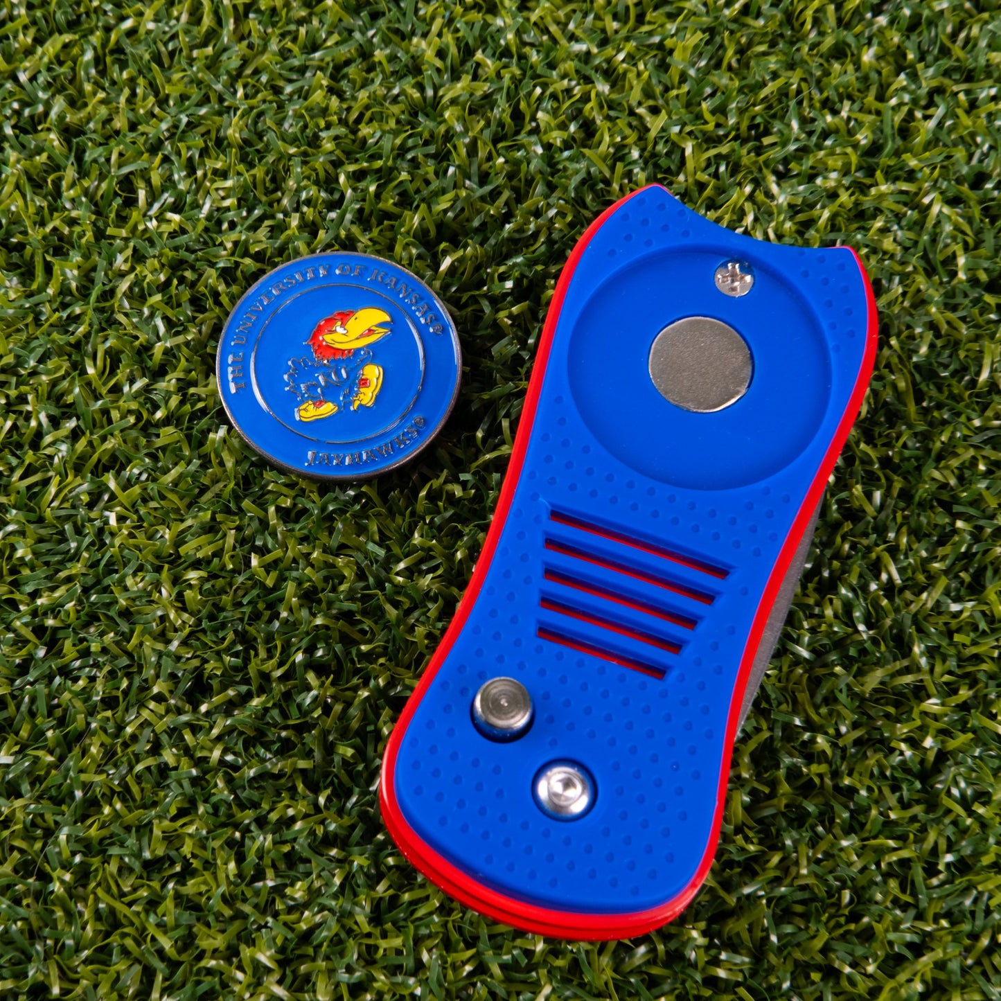 Kansas Jayhawks Switchblade Divot Tool - Image 3 - Club Rehab