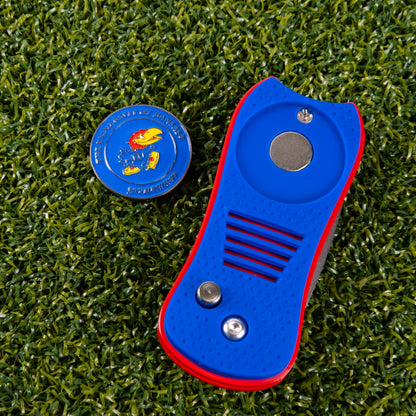 Kansas Jayhawks Switchblade Divot Tool - Image 3 - Club Rehab