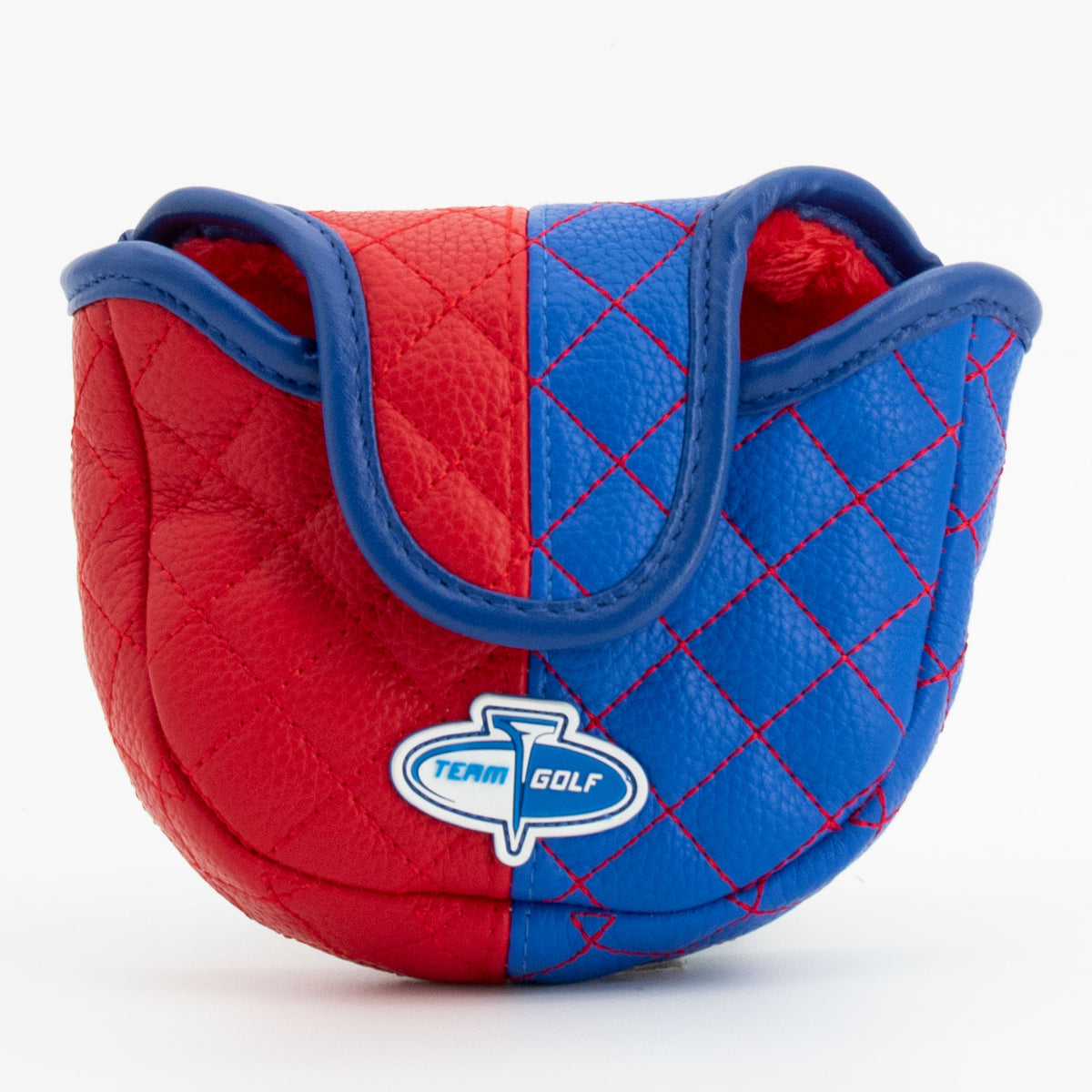 Kansas Jayhawks Split Quilted Mallet Putter Cover, back view