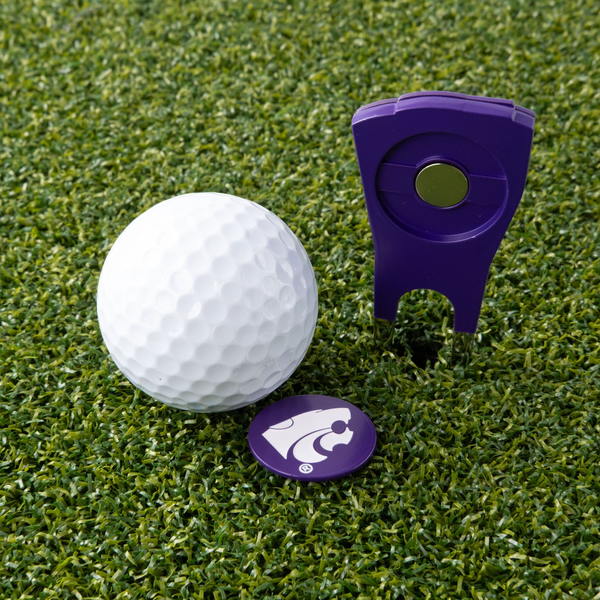 Kansas State Wildcats Custom Shaped Divot Tool - Image 6 - Club Rehab