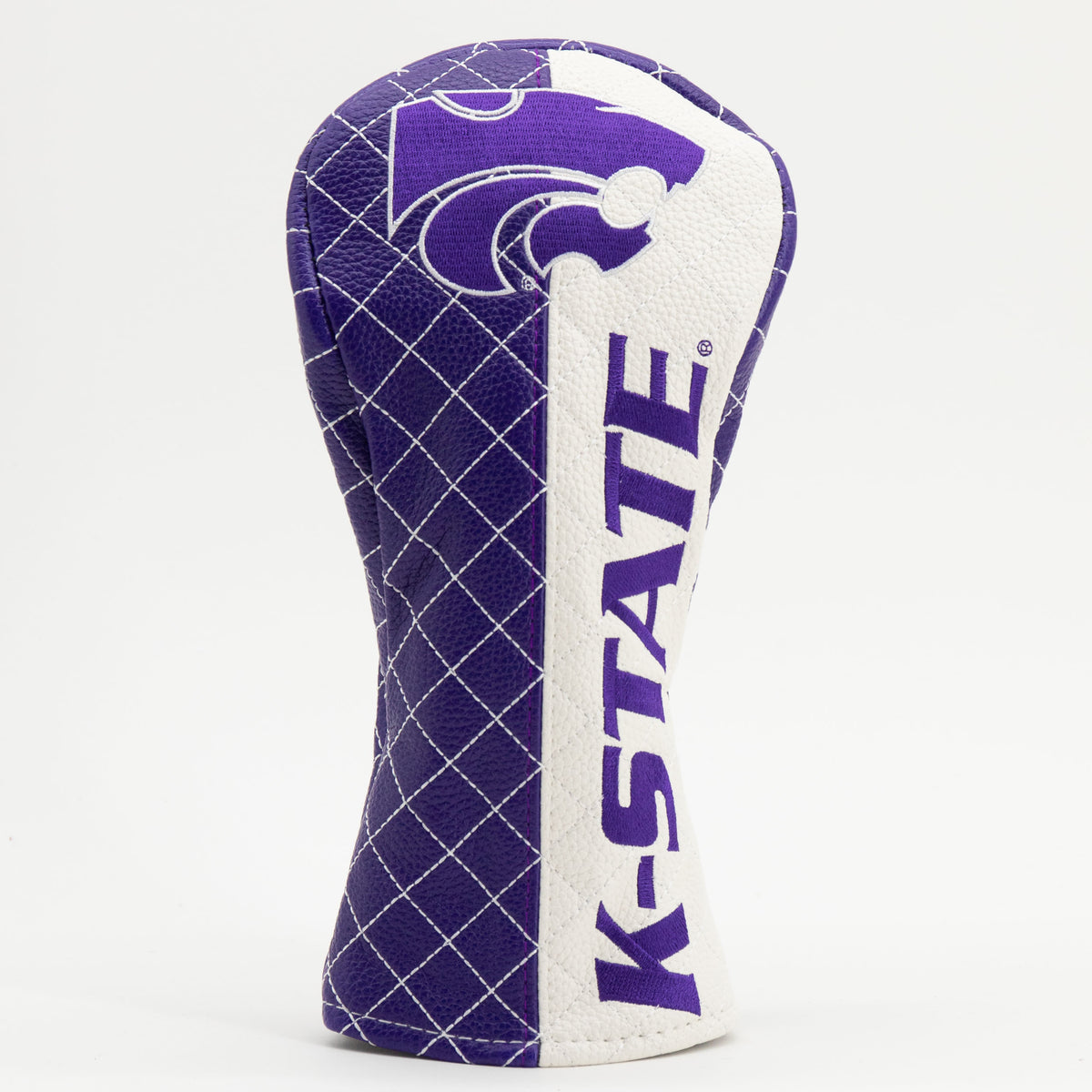Kansas State Wildcats Split Quilted Fairway Headcover, front view