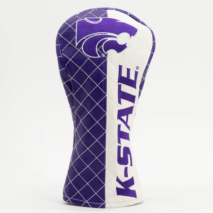 Golf club head cover with K-State logo on a white background