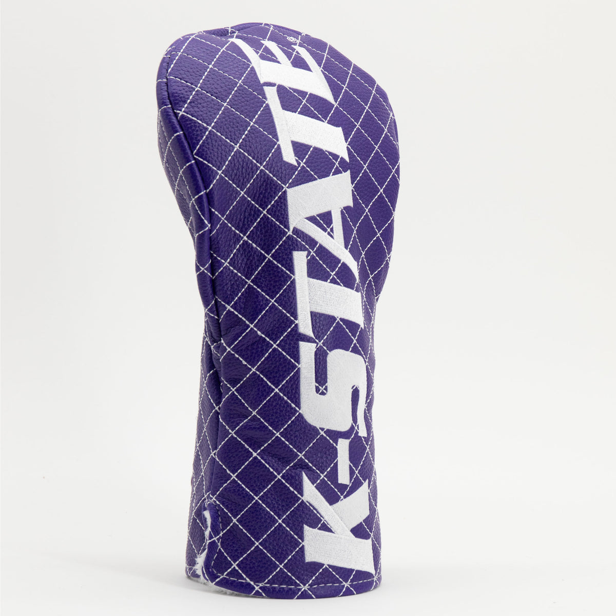 Kansas State Wildcats Solid Quilted Driver Headcover, angled view