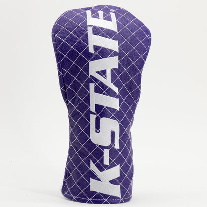 Kansas State Wildcats Solid Quilted Driver Headcover, front view