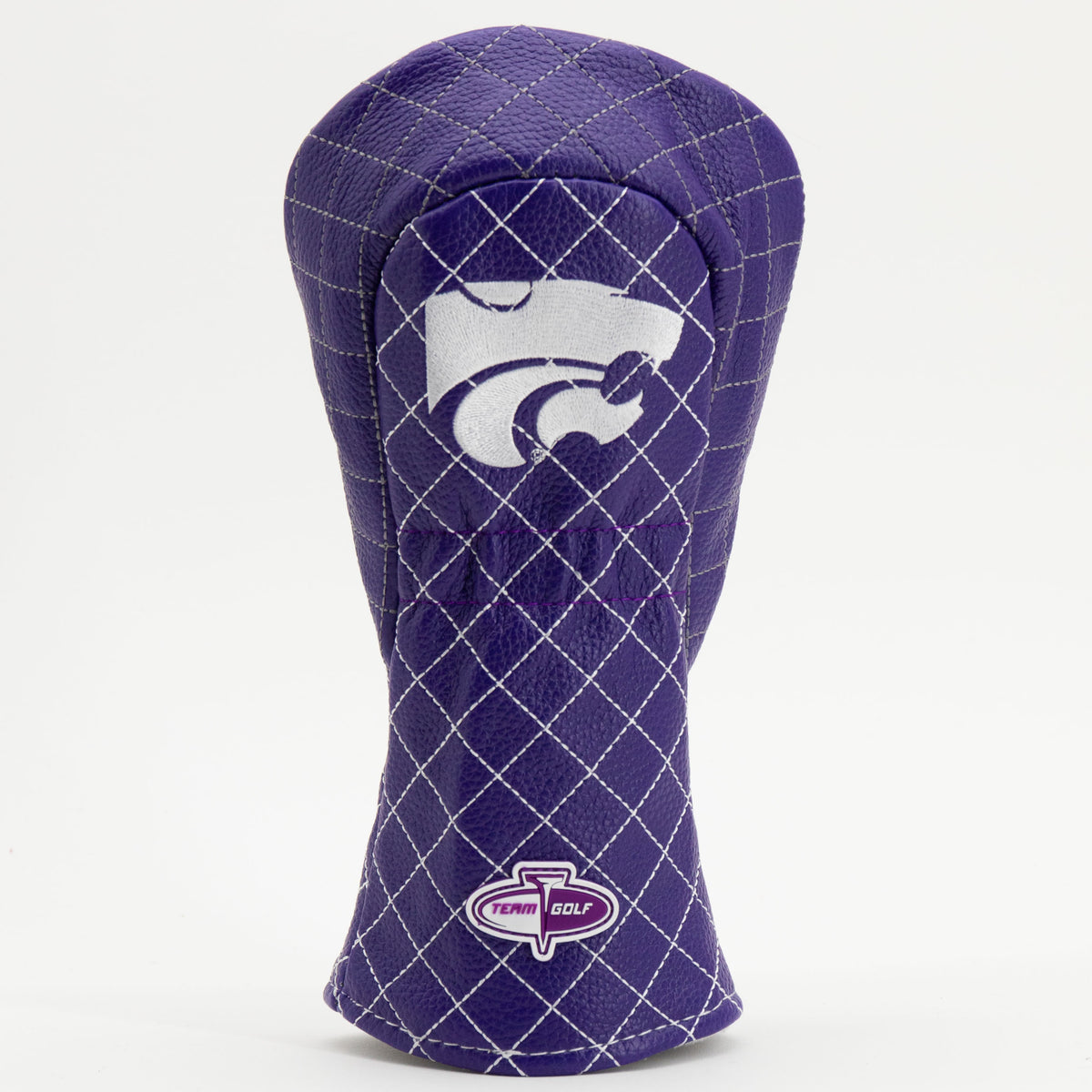 Kansas State Wildcats Solid Quilted Fairway Headcover, back view