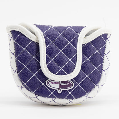 Kansas State Wildcats Solid Quilted Mallet Putter Cover, back view