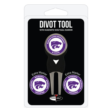 Kansas State Wildcats Divot Tool + 3 Ball Markers