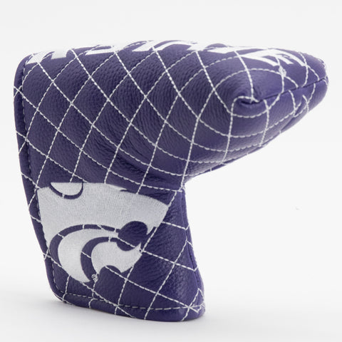 Einfarbige gesteppte Kansas State Wildcats Blade-Putterhaube