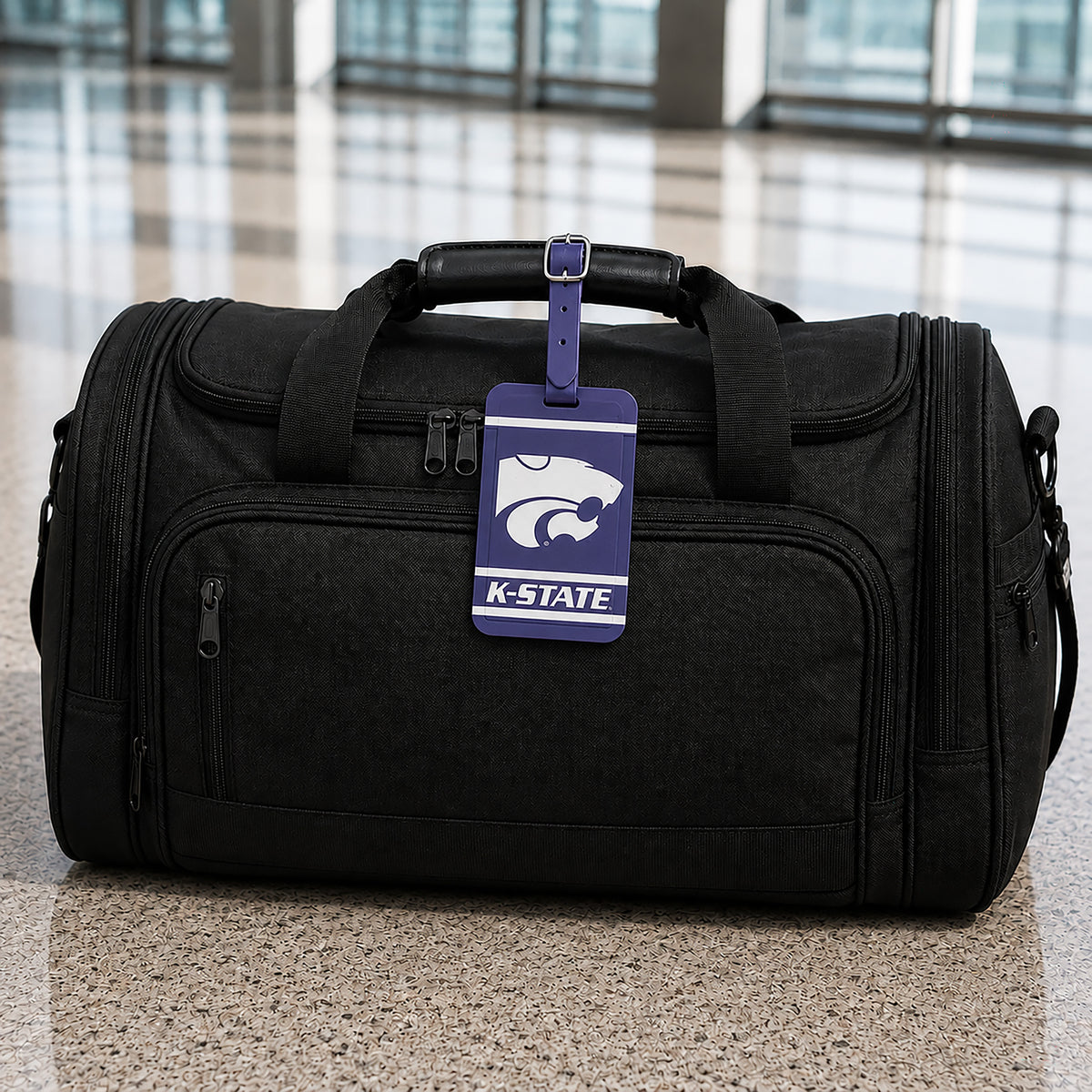 Kansas State Wildcats plastic golf bag tag by Team Golf, product photo 5