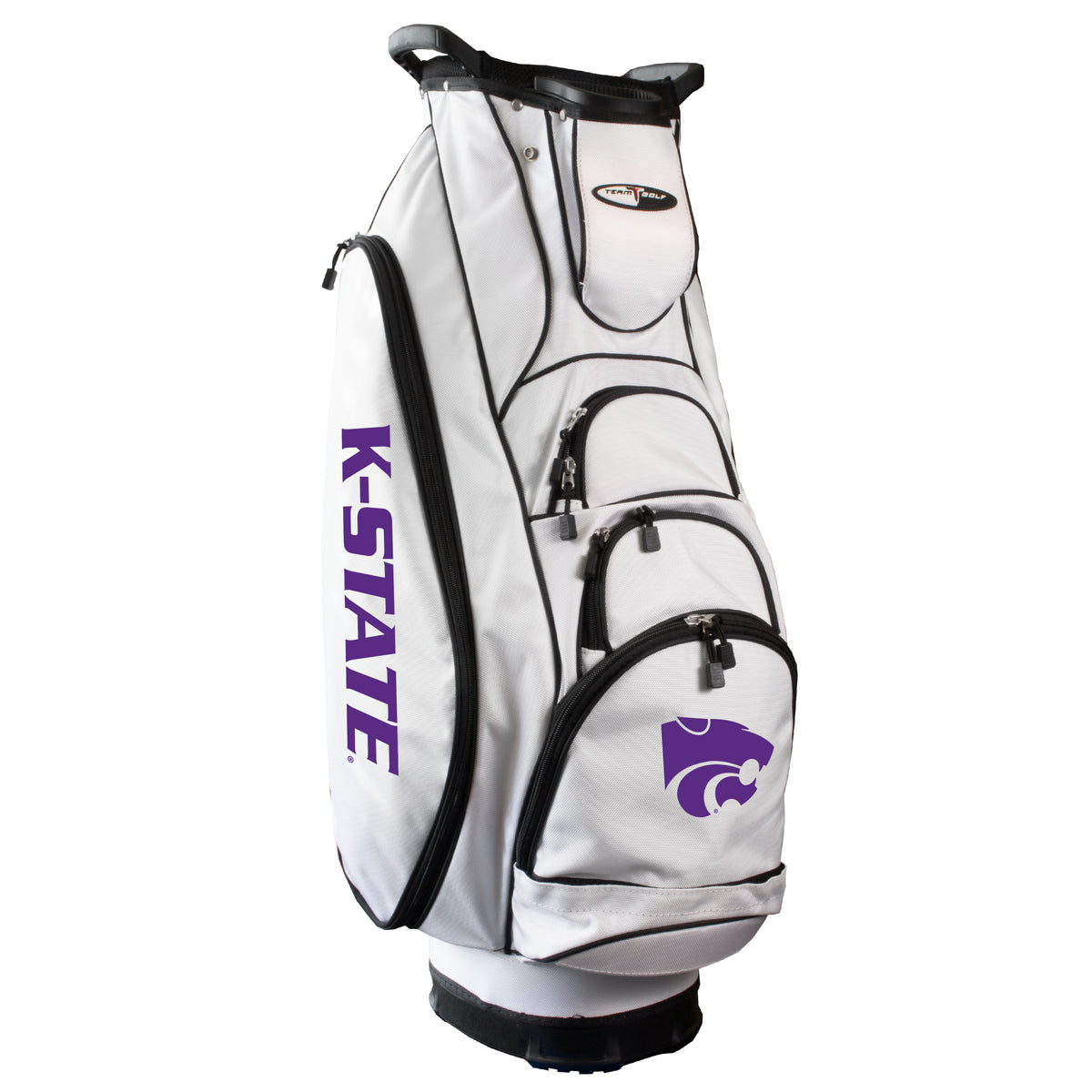 Kansas State Albatross golf cart bag in White