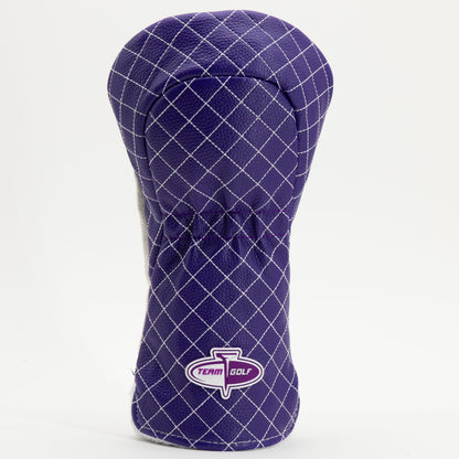 Kansas State Wildcats Split Quilted Driver Headcover, back view