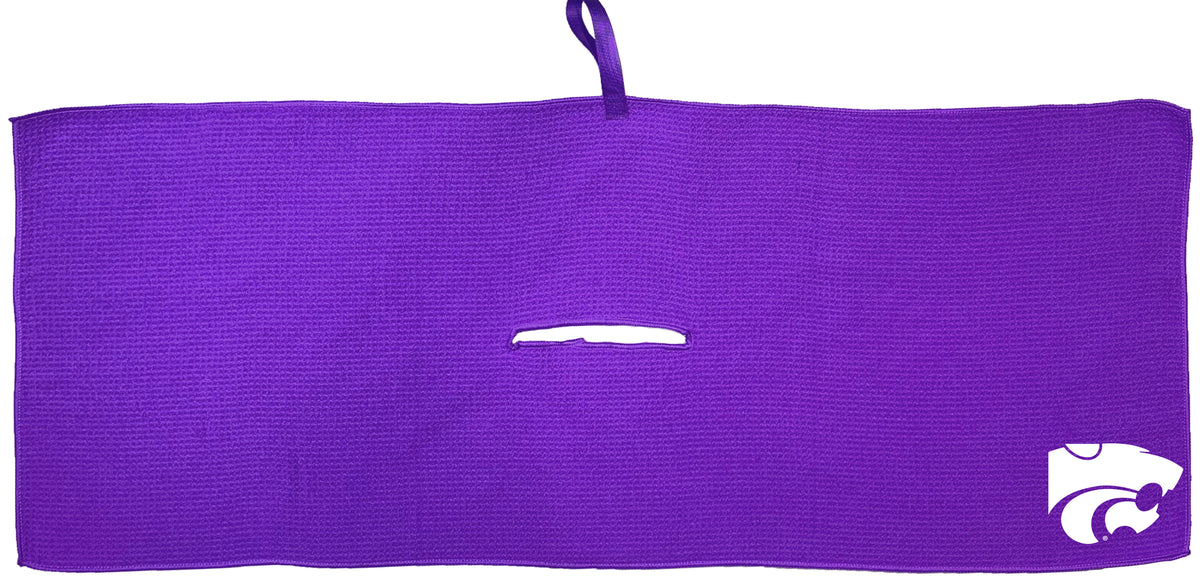 Kansas State Wildcats 16 x 40 microfiber golf towel with team logo