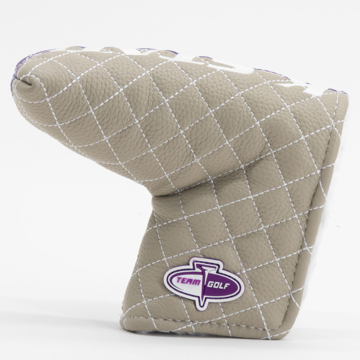 Kansas State Wildcats Split Quilted Blade Putter Cover, back view