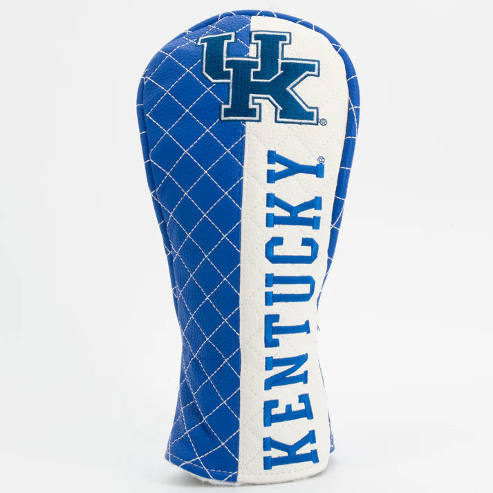 Golf club head cover with 'Kentucky' and logo on a white background