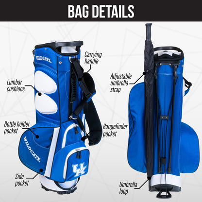 Kentucky Wildcats Fairway Stand Bag - Image 2 - Club Rehab