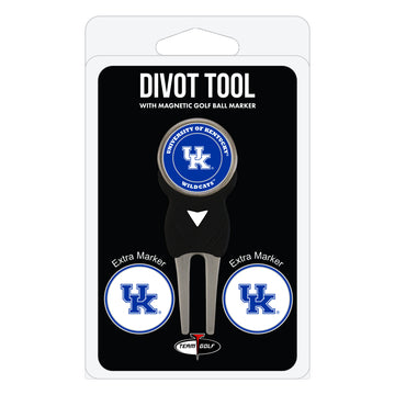 Kentucky Wildcats Divot Tool + 3 Ball Markers
