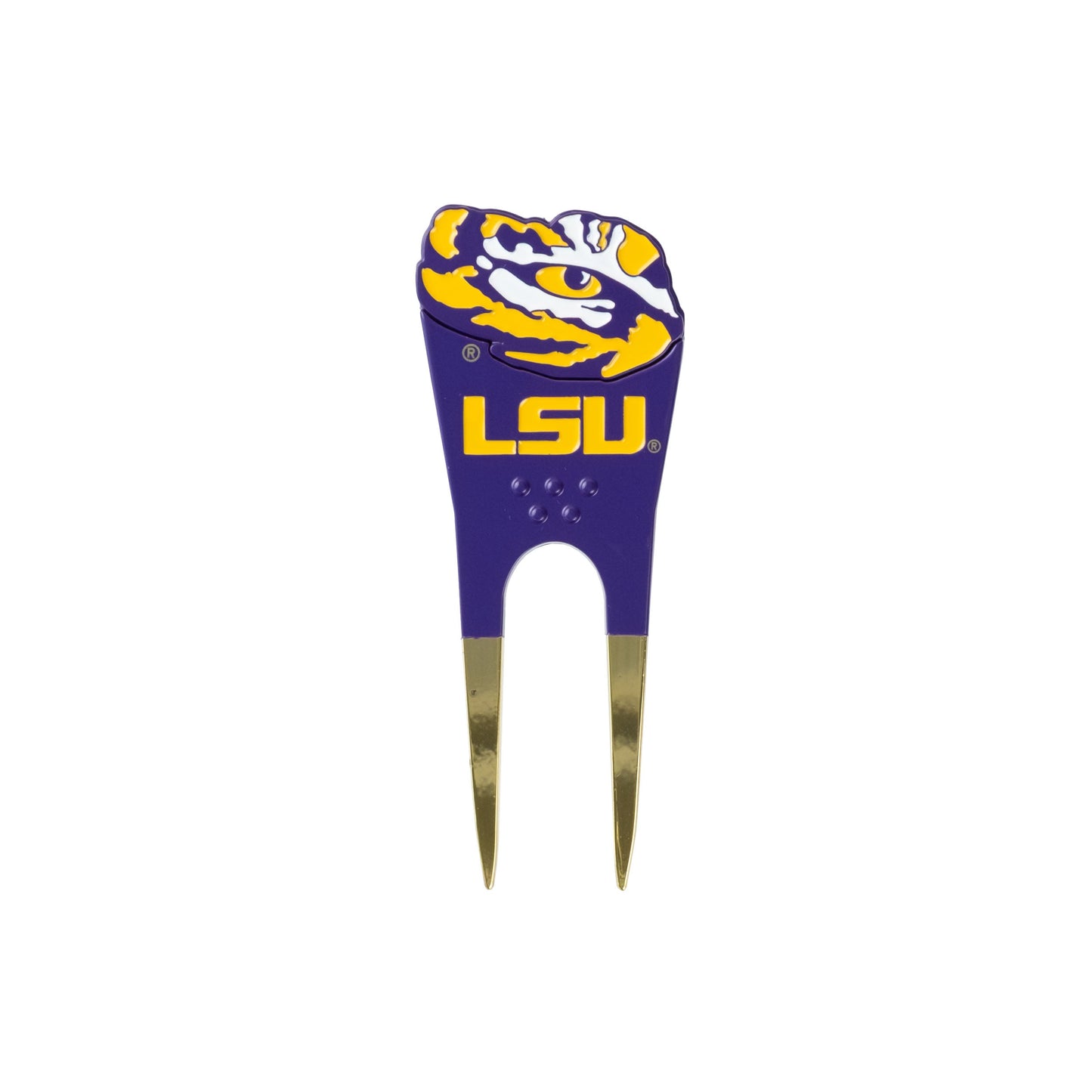 LSU Tigers Custom Shaped Divot Tool - Image 1 - Club Rehab