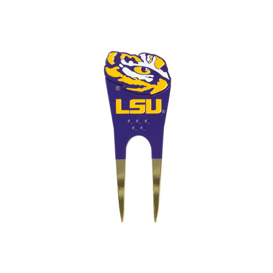LSU Tigers Custom Shaped Divot Tool - Image 1 - Club Rehab