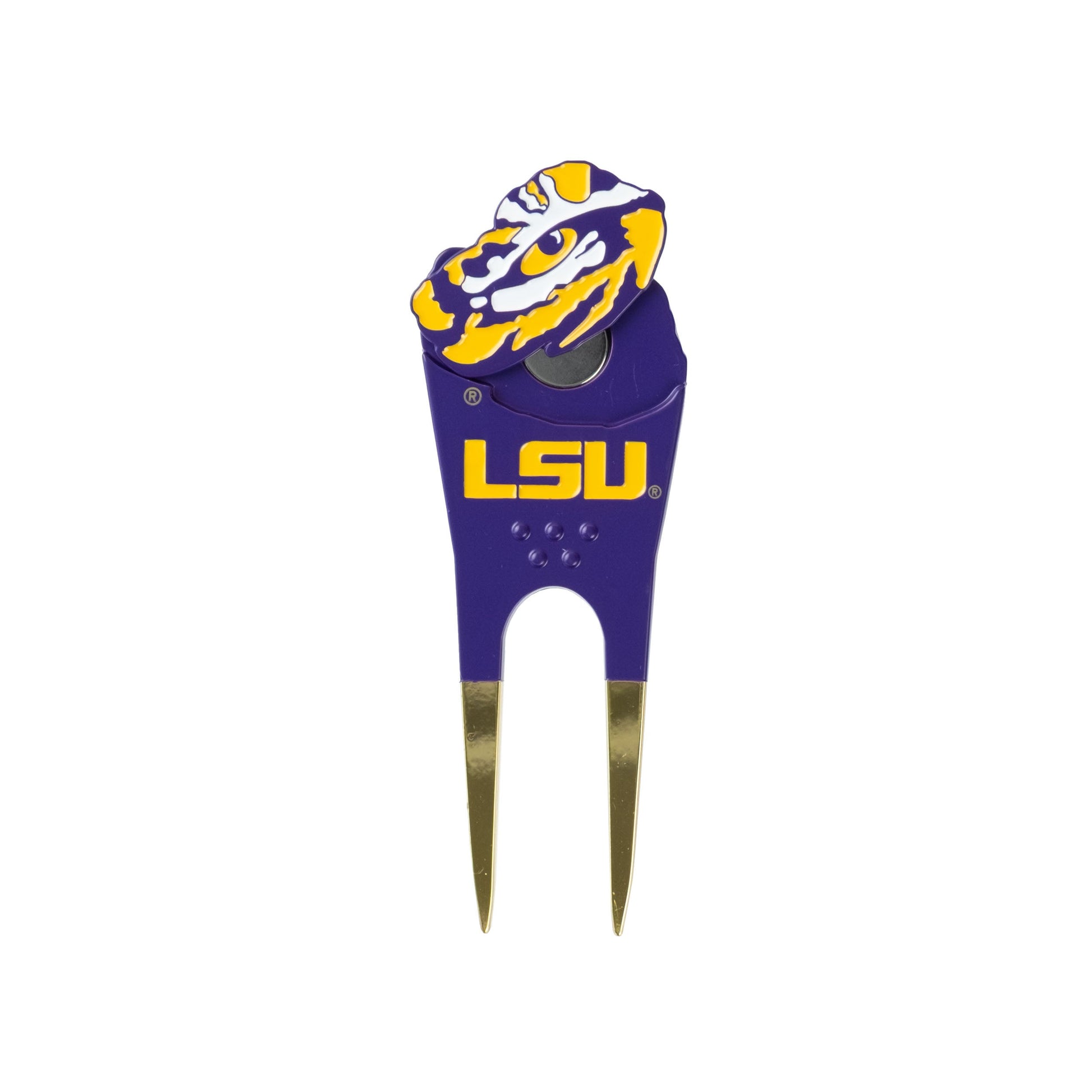 LSU Tigers Custom Shaped Divot Tool - Image 3 - Club Rehab