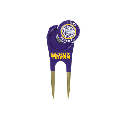 LSU Tigers Custom Shaped Divot Tool - Image 4 - Club Rehab