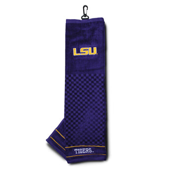 Louisiana State Tigers embroidered golf towel