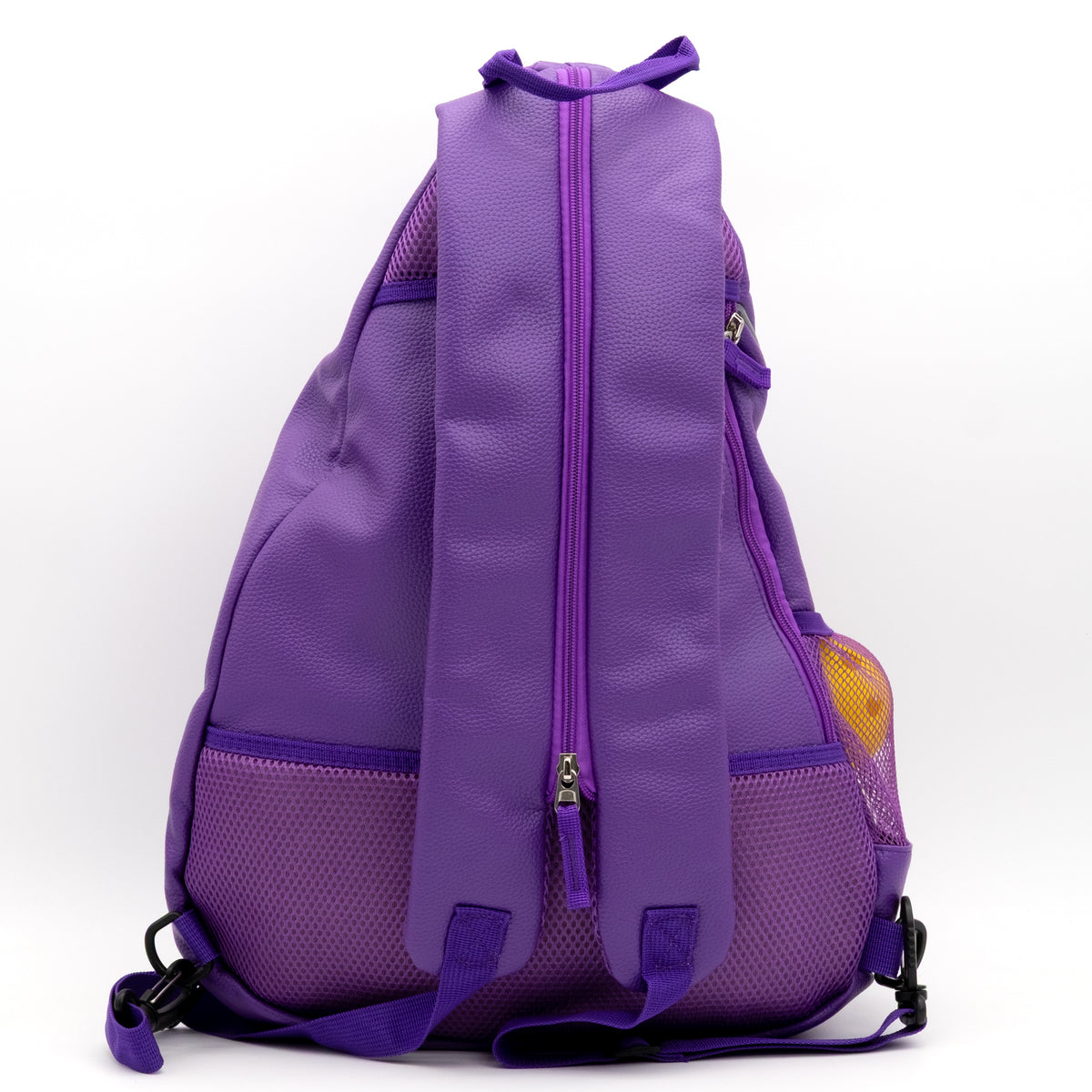 LSU Tigers PU leather backpack by Team Golf, view 2