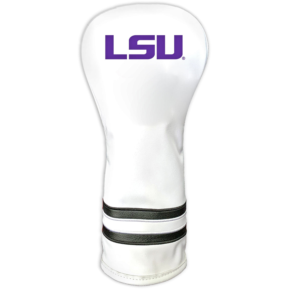 LSU Tigers Vintage White Printed Fairway Headcover - golf headcover product images