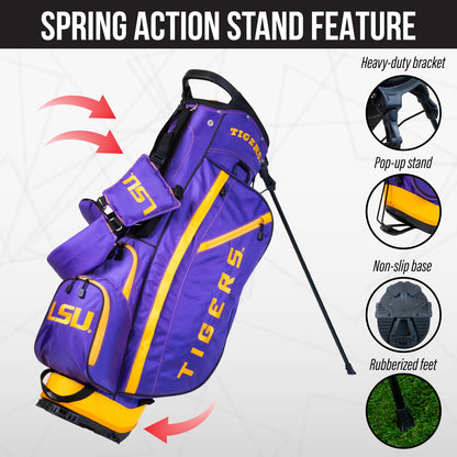 LSU Tigers Fairway Stand Bag - Image 5 - Club Rehab