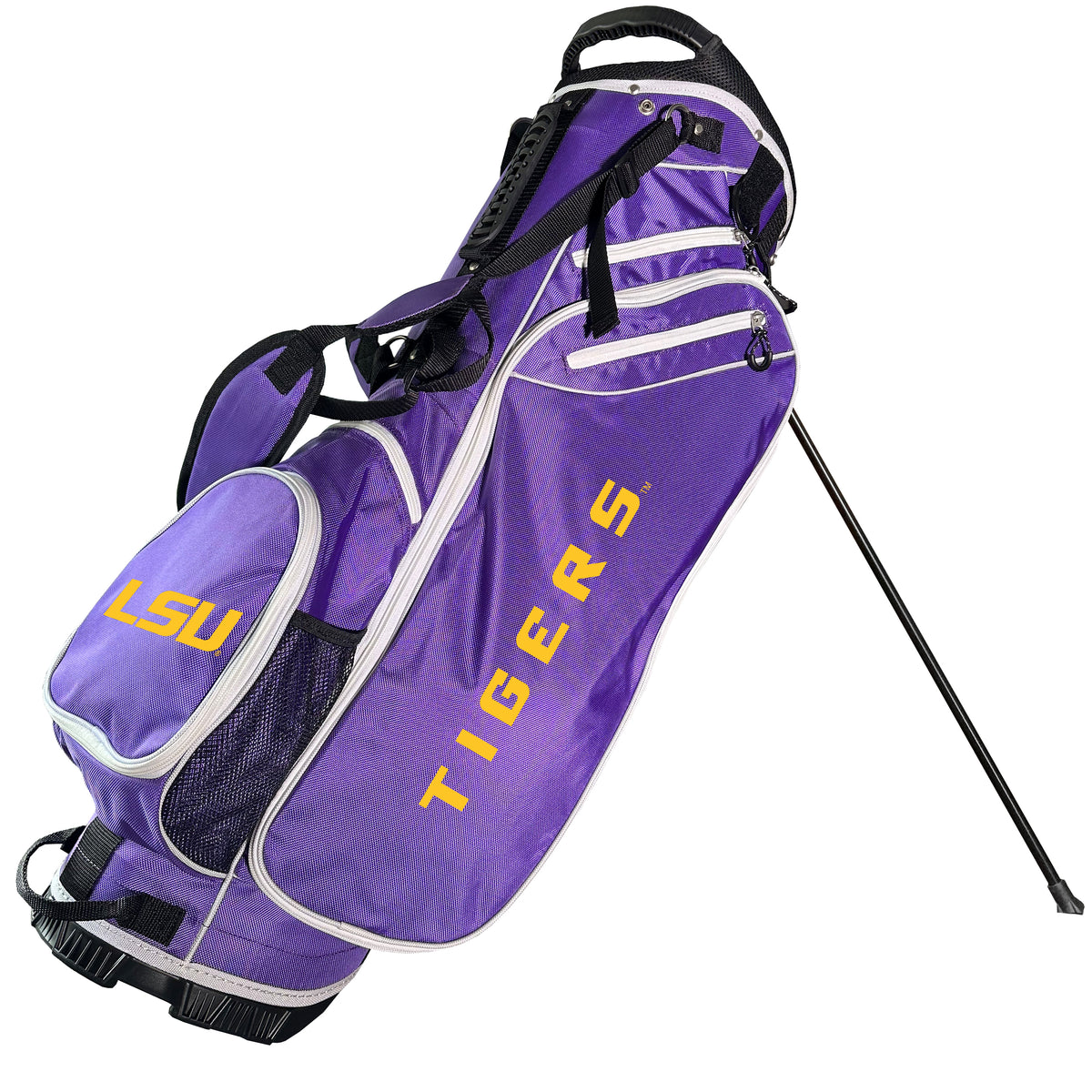 LSU Tigers Birdie stand golf bag, Purple color