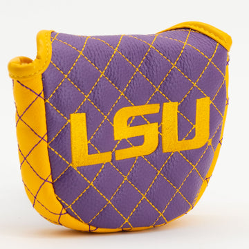 LSU Tigers Solid Quilted Mallet Putter Cover