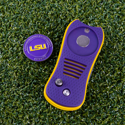LSU Tigers Switchblade Divot Tool - Image 3 - Club Rehab
