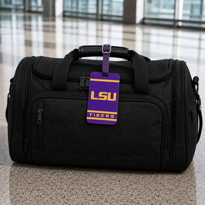 LSU Tigers plastic golf bag tag by Team Golf, product photo 5