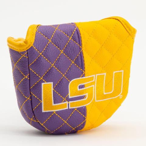 LSU Tigers Gesteppte Mallet-Putter-Hülle (geteiltes Design)