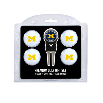 Michigan Wolverines Golfball-Geschenkset (4er-Pack)