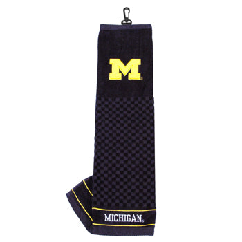 Michigan Wolverines embroidered golf towel