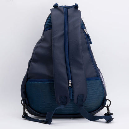 Michigan Wolverines PU leather backpack by Team Golf, view 2
