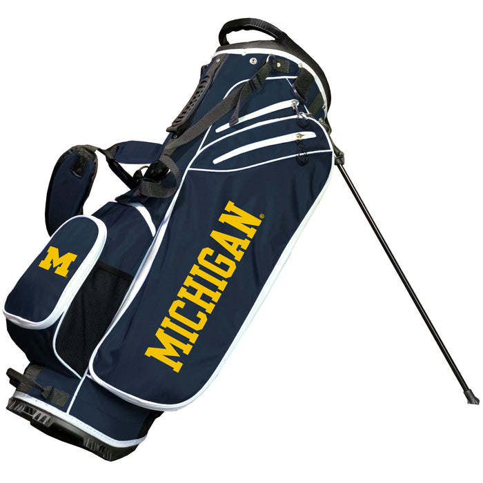Michigan Wolverines Birdie stand golf bag, Navy color