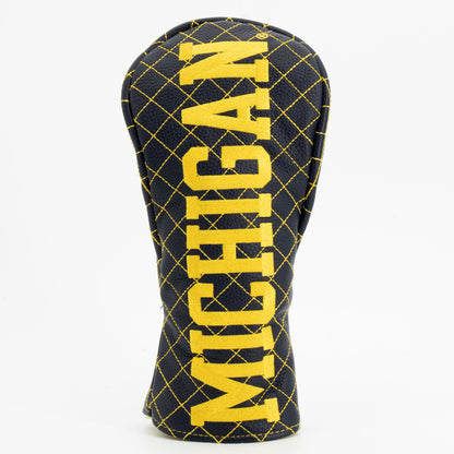 Michigan Wolverines Solid Quilted Fairway Headcover - golf headcover product images