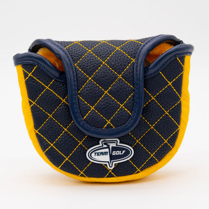 Michigan Wolverines Solid Quilted Mallet Putter Headcover - golf headcover product images