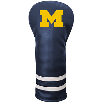 Michigan Wolverines Vintage Color Printed Fairway Headcover